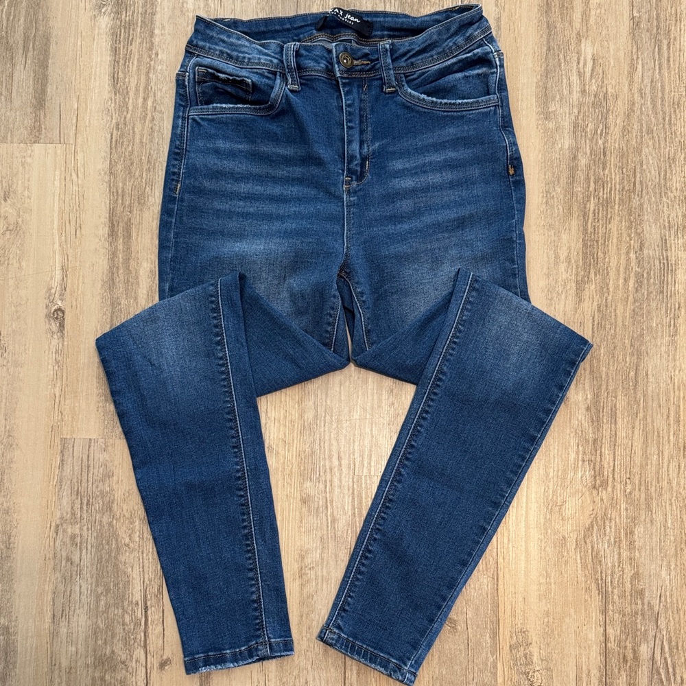 Wax Jeans Women’s Sz 7/28 Skinny Stretch High Rise Denim Jeans GUC